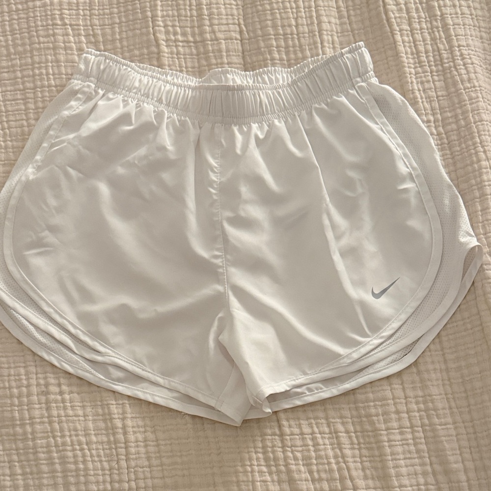 Nike Women’s White Dri-FIT Athletic Shorts